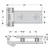 Lasioven yleissarana silver 151