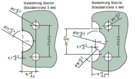 Lasiovensarana kiinnipitomekanismilla 5-8mm lasille, mattaniklattu