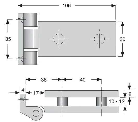 Lasioven yleissarana silver 151