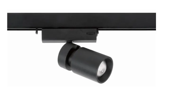 LED valaisin Osram 7,7W, 4000K, musta Mini LED-kiskolle, himmennettävä 5-100 %